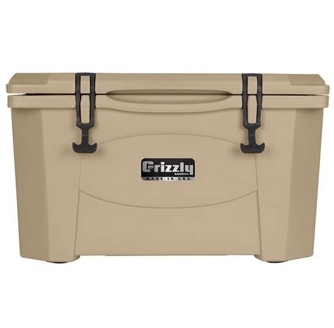 grizzly 60 quart cooler tan.